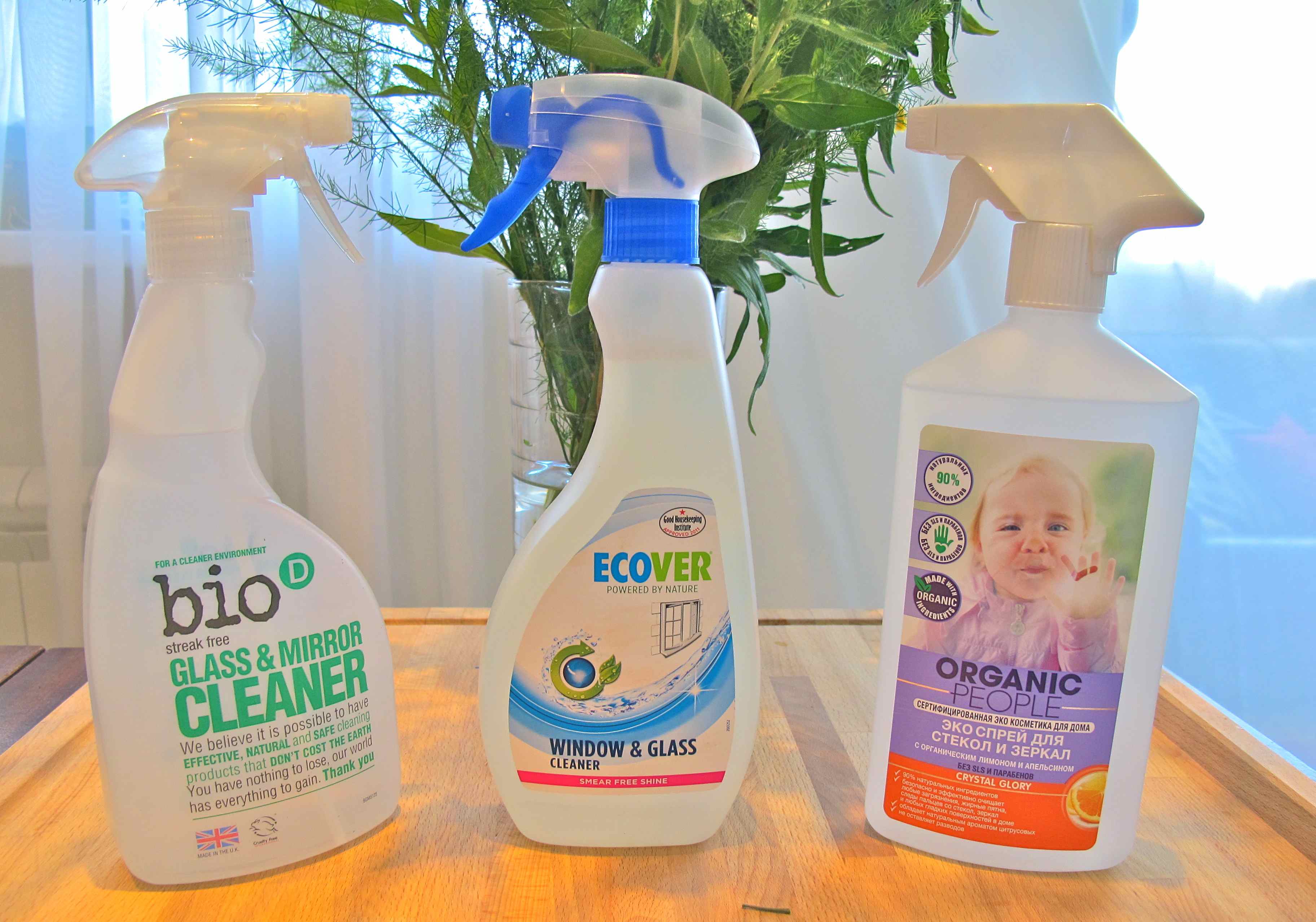 Экологические средства для мытья окон