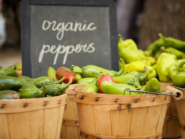 Organic peppers
