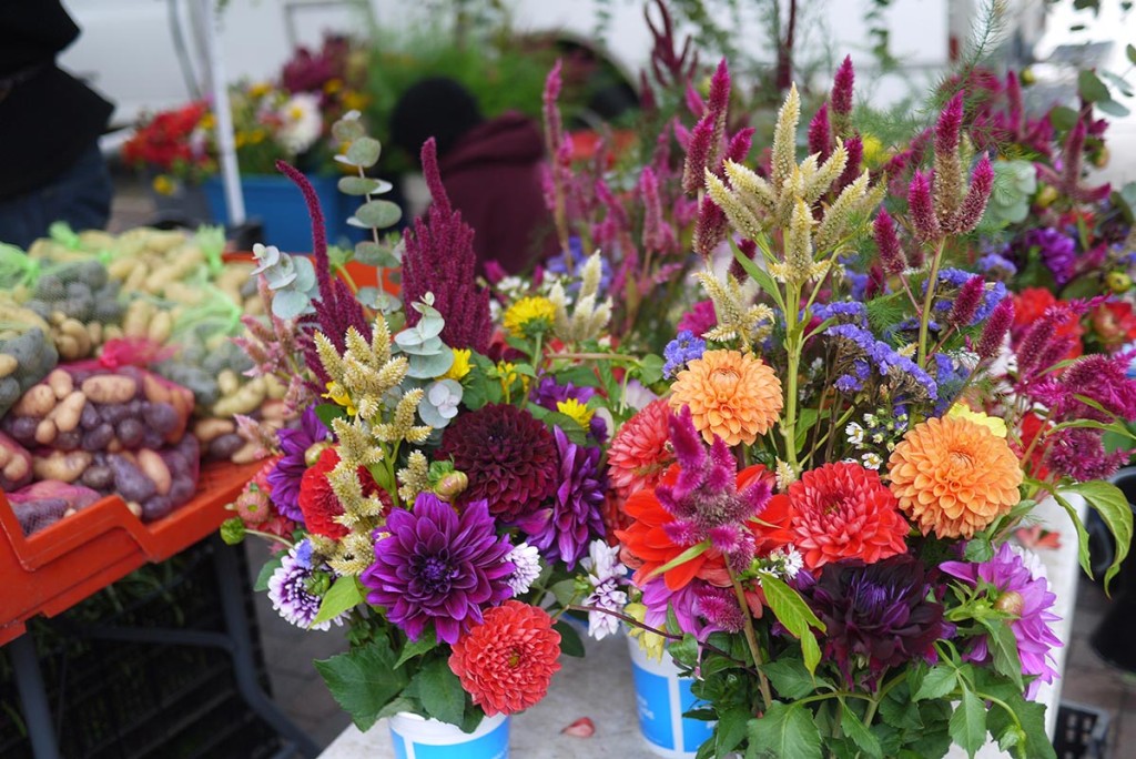 farmer market flowers