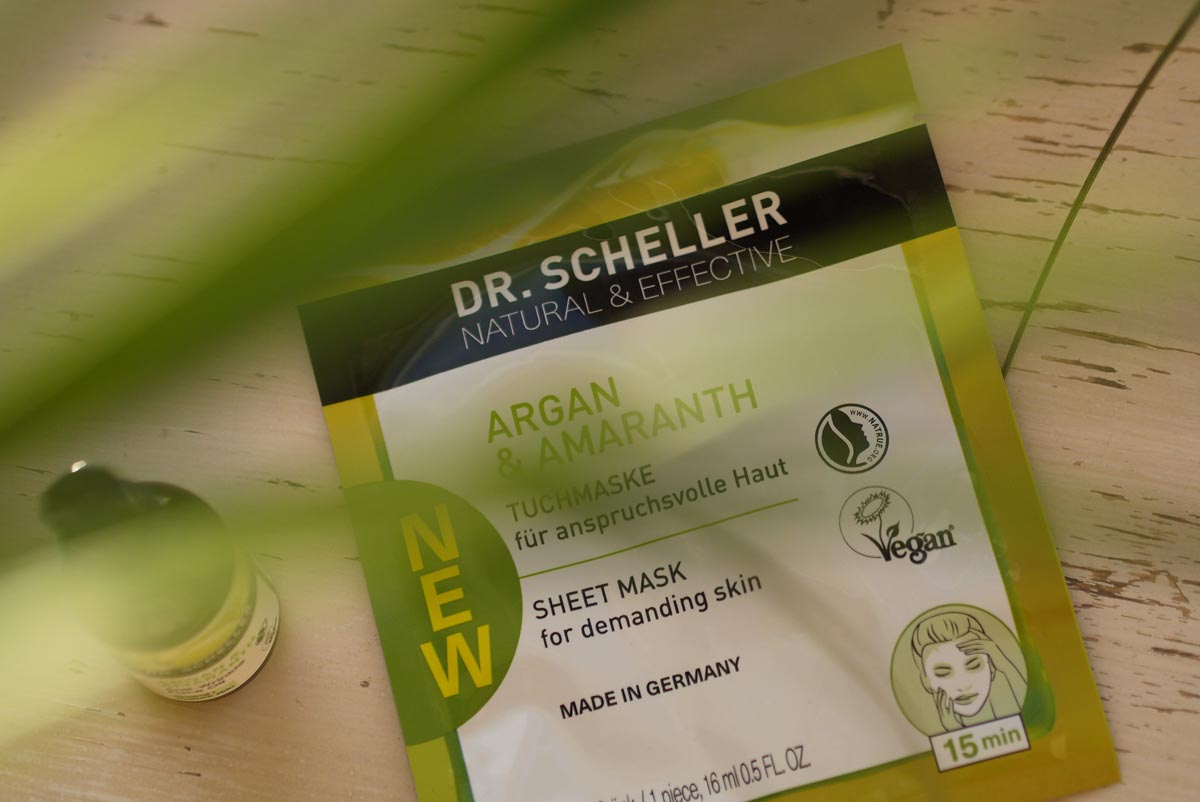 dr. scheller sheet mask