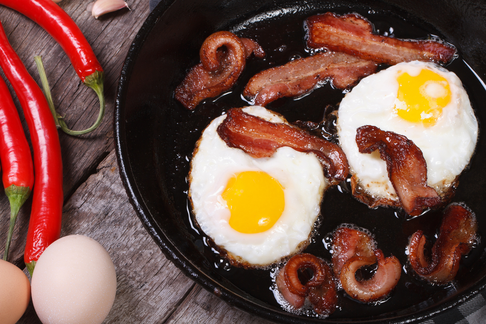 bacon eggs cholesterin cholesterol yajtso salo